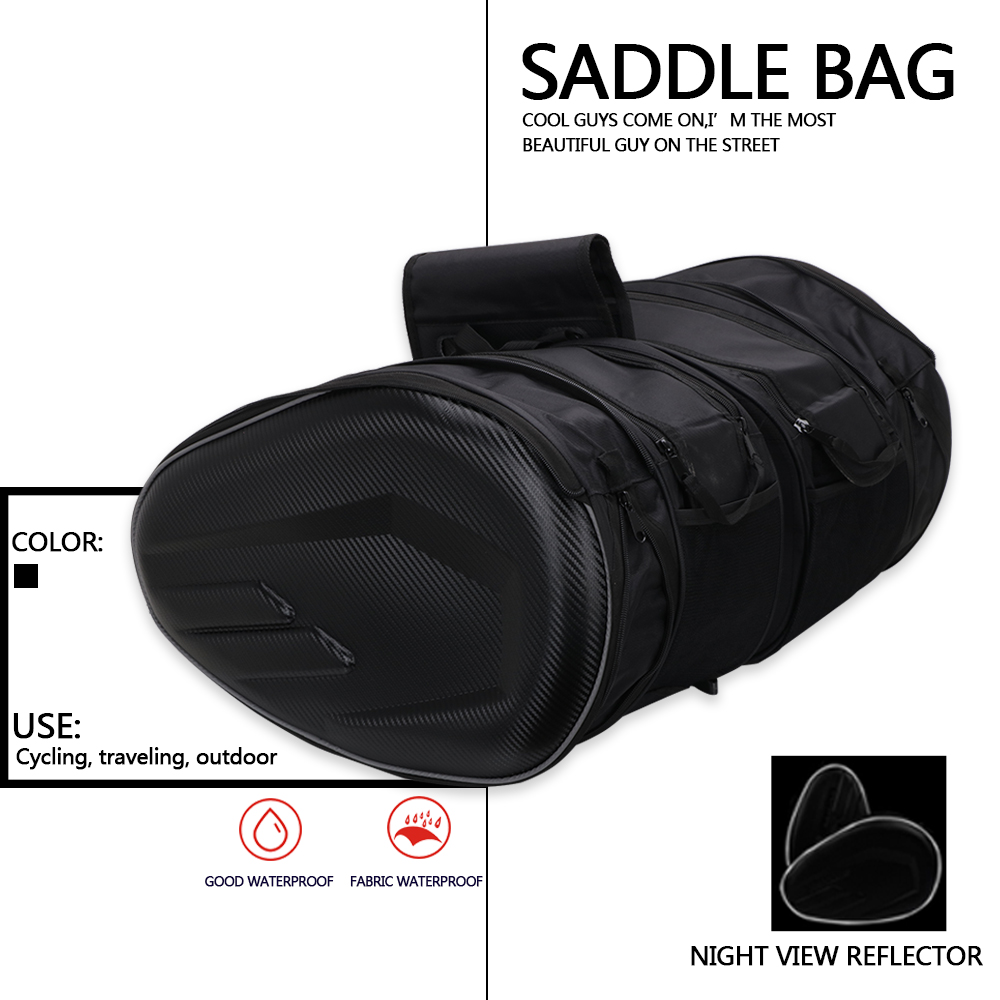Panniers Waterproof Rear - Borse Laterali per Moto, Impermeabili, Grande