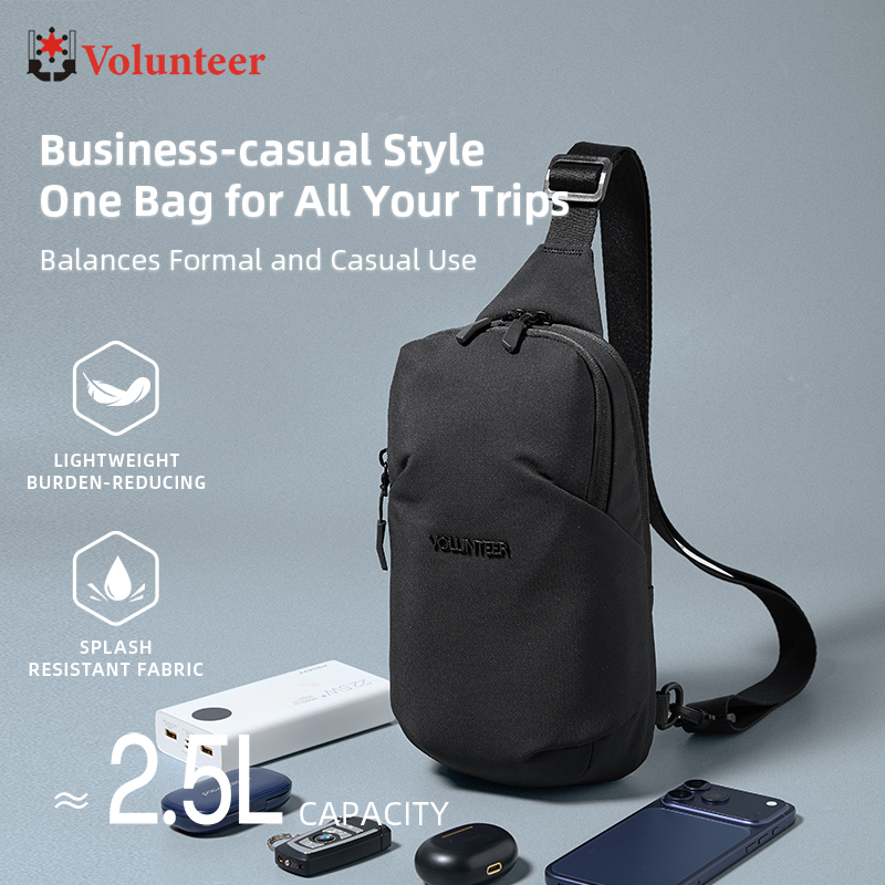 Waterproof Cycling Commute - VOLUNTEER Borsa a Tracolla da 2,5L